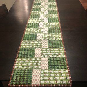 Handmade Christmas Quilted Table Runner